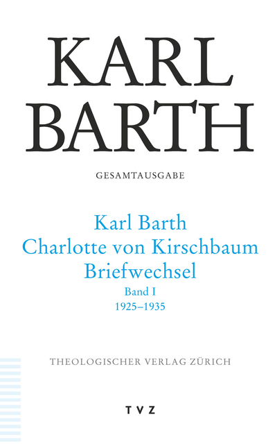 Cover von Karl Barth – Charlotte von Kirschbaum